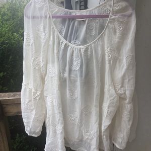 Off White Knox Rose Top
